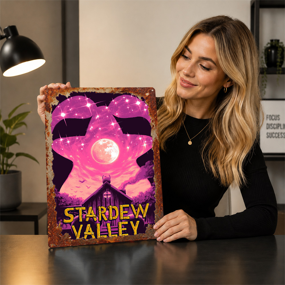 스타듀 밸리 밤하늘 3D 텍스처 프린트 포스터 맞춤형  - Custom Night Sky 리뷰 및 가격