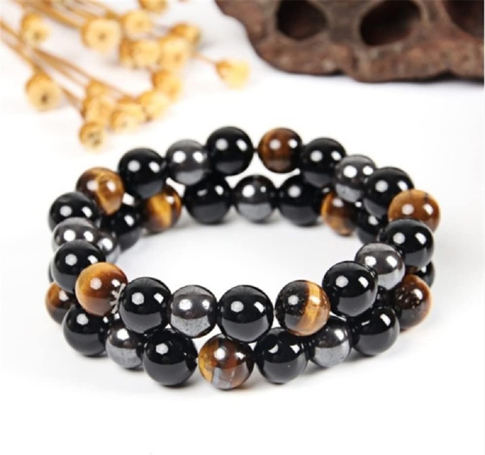 트리플 보호 팔찌, 호랑이의 눈, 검은 흑요석, 적철광 - Coordinates Bracelet 리뷰 및 가격