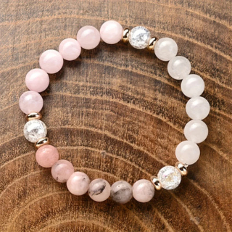 돈을 유치 부 건강 펄스 적철광 패션 천연 돌 비즈 팔 - Coordinates Bracelet 리뷰 및 가격