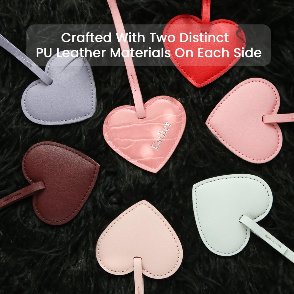개인 맞춤형 하트 모양 인조 악어 가죽 키체인 모노그램 - Monogram Keychain Leather 리뷰 및 가격