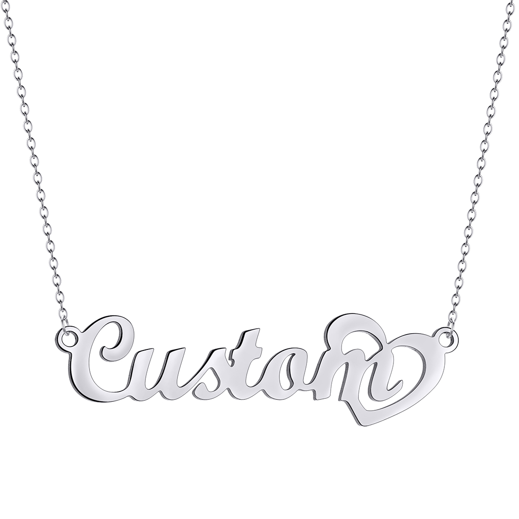 여성용 맞춤형 이름 목걸이, 미니멀리스트 문자 쇄골 체 - Name Necklace Custom 리뷰 및 가격