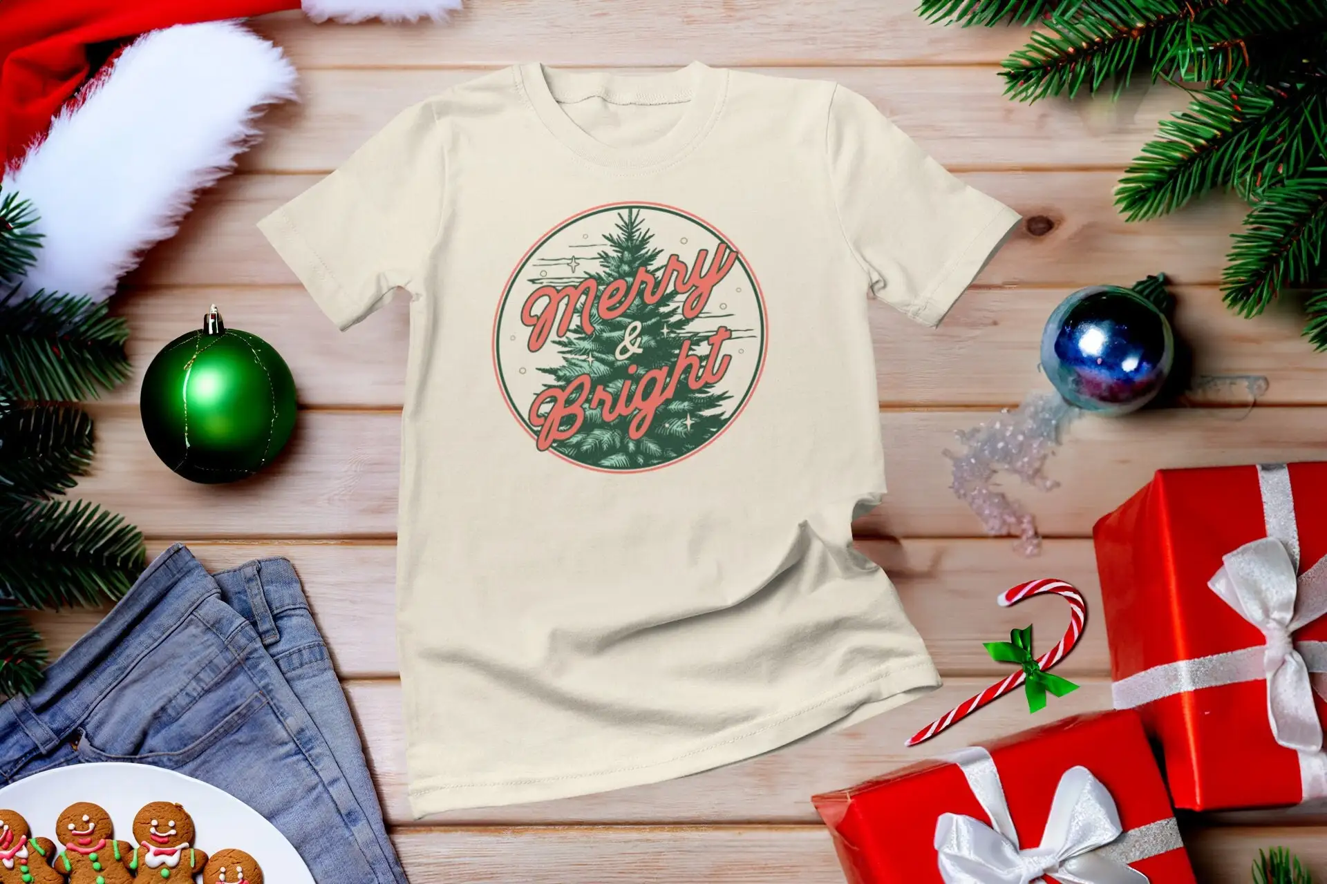 Merry and BrightT 티셔츠 트리 가족 크리 - Family Tree Print 리뷰 및 가격