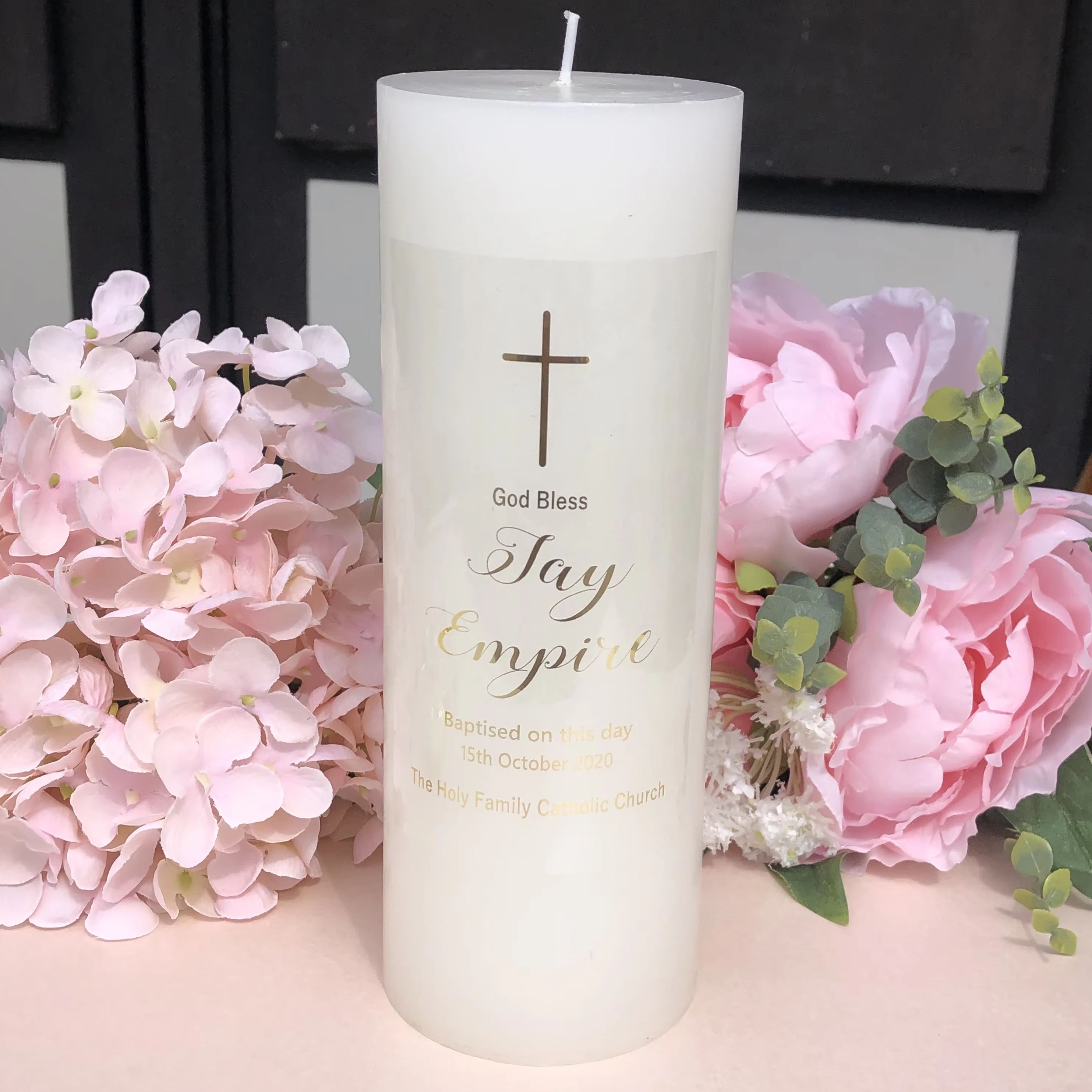 맞춤형 첫 성찬식 양초 스티커, 신의 축복, 세례식 이 - Personalised Candle Label 리뷰 및 가격