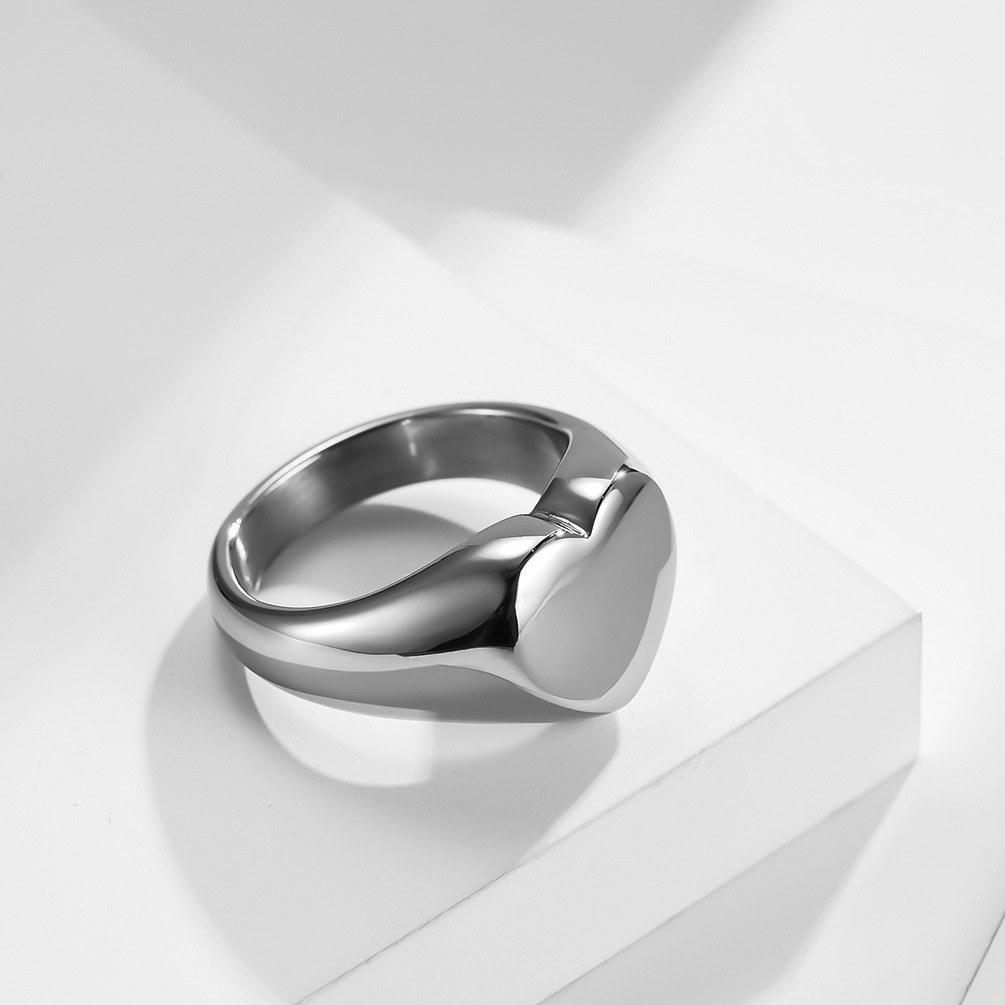맞춤형 여성 인장 반지 여성을위한 귀여운 하트 Roun - Initial Ring Custom 리뷰 및 가격
